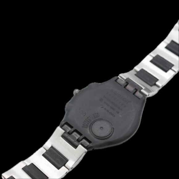 Vintage Swatch AG 2001 Grey Sunburst Men's Quartz Chronograph Wristwatch Swiss - Picture 3 of 5